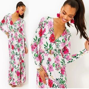 Lilly Pulitzer HARTLEY MAXI DRESS STYLE 018412
COCONUT SAFARI SANCTUARY S small